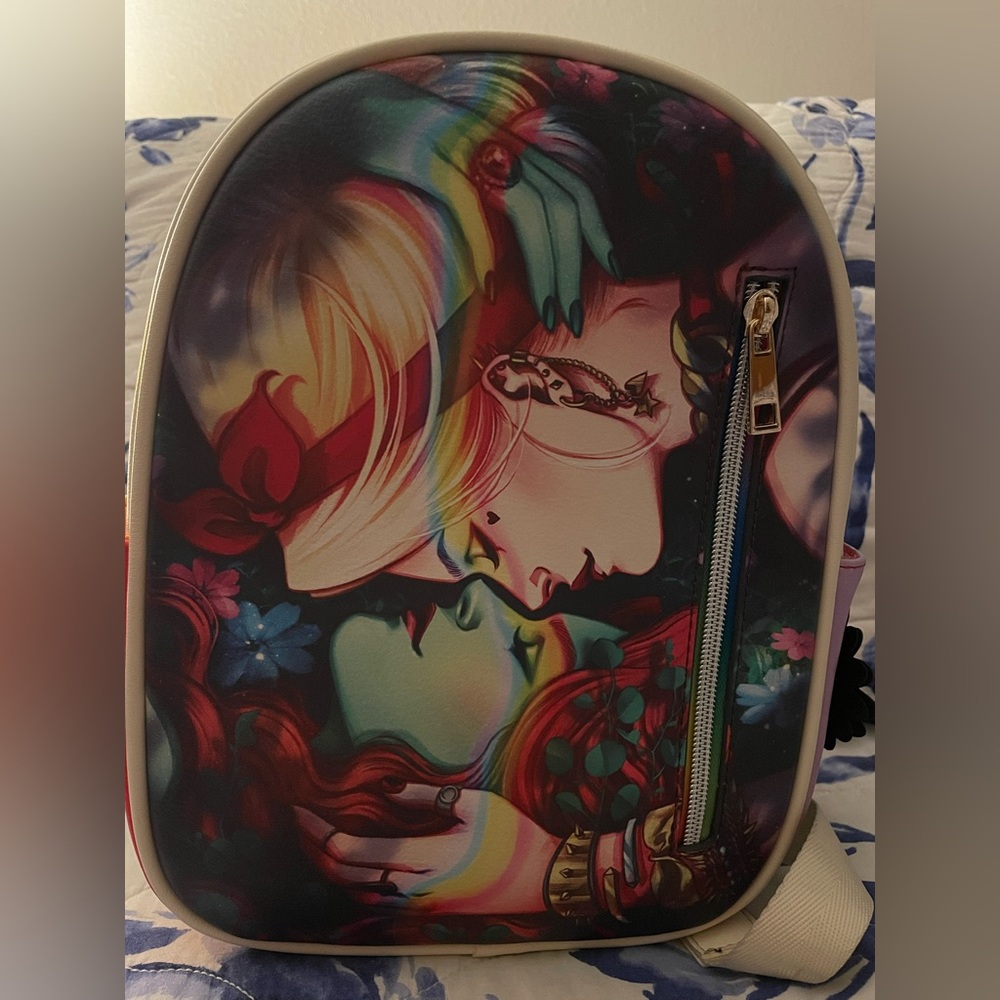 Poison Ivy/Harley Quinn Pride backpack
